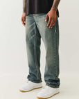 True Religion Ricky Super T Flap 34In Midnight Warehouse Dark Wash