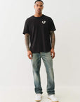 True Religion Ricky Super T Flap 34In Midnight Warehouse Dark Wash