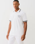 True Religion Ss Buddha Patch Polo Optic White