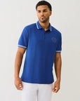 True Religion Ss Buddha Patch Polo Mazarine Blue