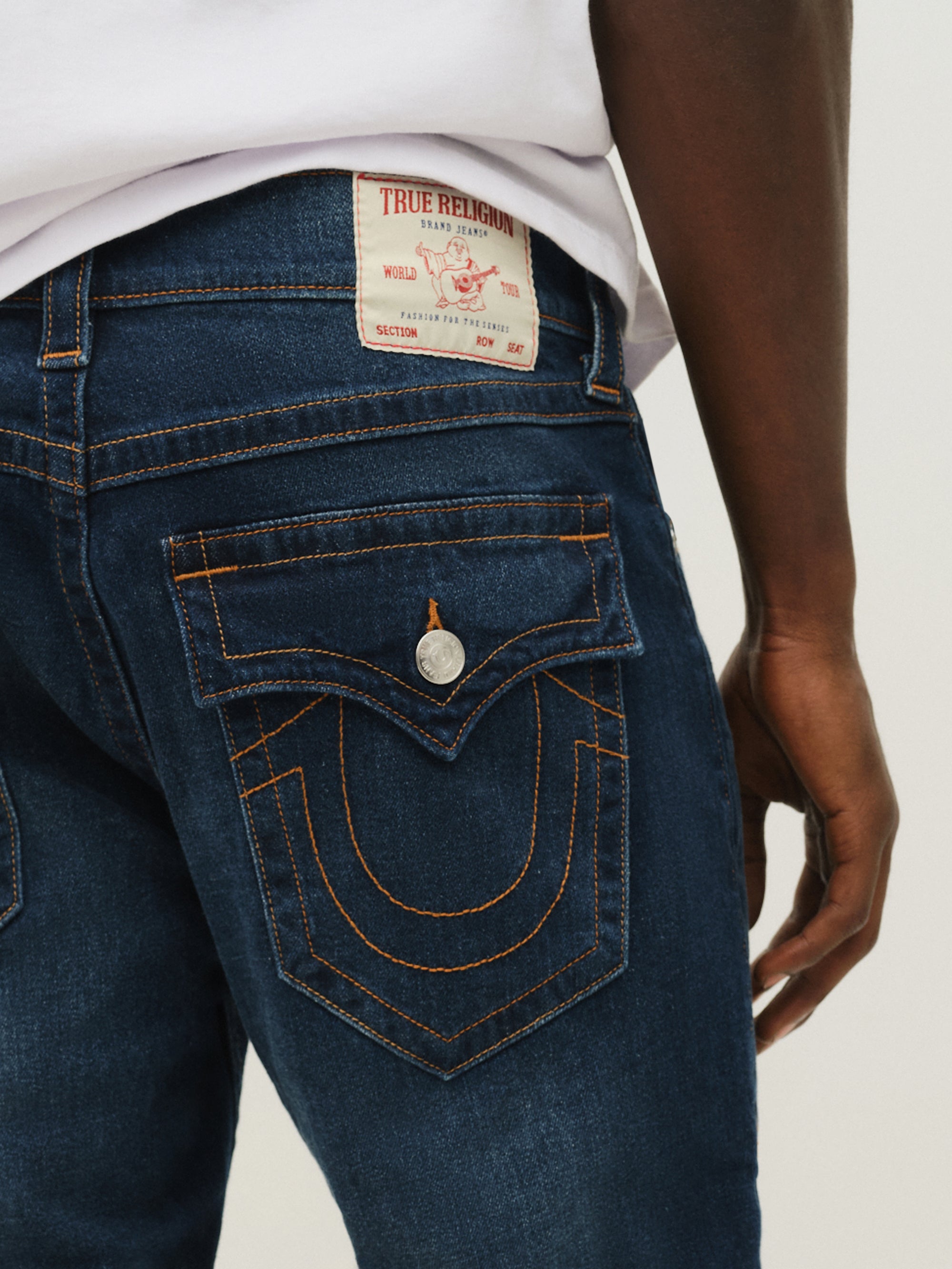 True Religion Ricky Sn Flap 34 In Damon Dark Wash-AL Capone Premium