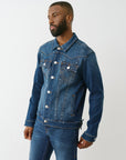 True Religion Jimmy Jacket Sn Damon Dark Wash-AL Capone Premium