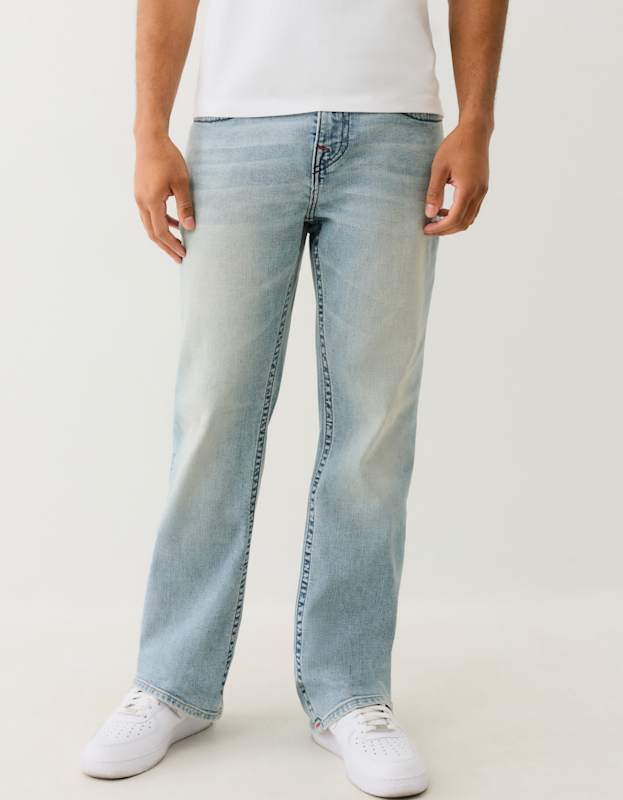 True Religion Billy Sn Flap 34In Beach Trail Light Wash - AL