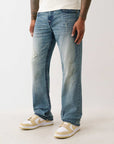 True Religion Ricky Sn Flap Pkt Embr 34In Jackknife Dark Wash