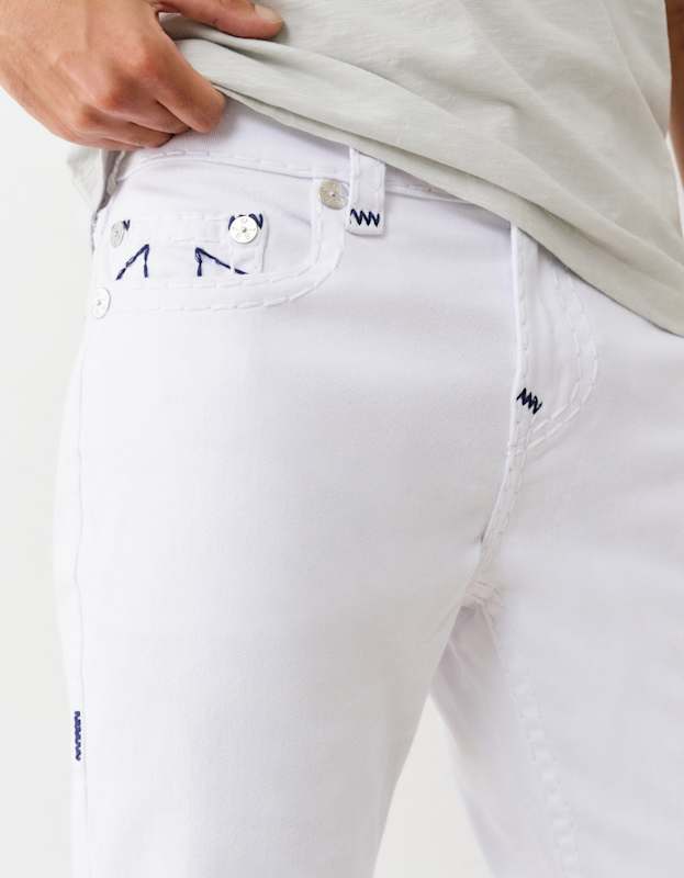 True Religion Ricky Nf Super T 34In Optic White - AL Capone Premium