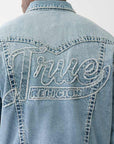 True Religion True Oversized Super T Jacket Medium Wash