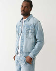 True Religion True Oversized Super T Jacket Medium Wash