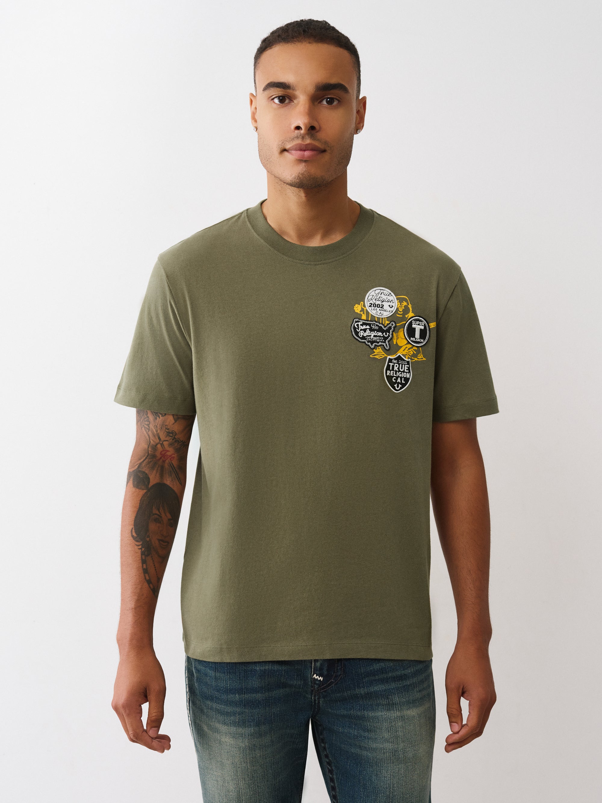 True Religion Ss University Tee Kalamata - AL Capone Premium