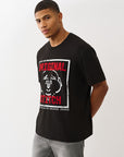 True Religion T-Shirt Flock Original Stitch Black