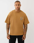 True Religion Painted Hs Oversized Tee Chipmunk