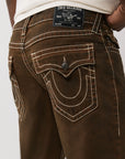 True Religion Ricky Big T Flap 34In Charlatans Brown Wash
