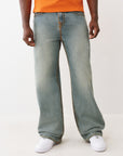 True Religion Jeans Vinny Super T Flap 34In Kelp Medium Wash