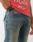 True Religion Ricky Sn Flap 34In Wild Oats Medium Wash