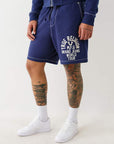 True Religion Big T Slub Short Medieval Blue