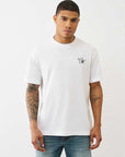 True Religion Ss World Tour Tee Optic White