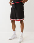 True Religion Shorts Sweater Knit S Jet Black