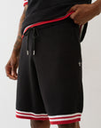 True Religion Shorts Sweater Knit S Jet Black