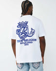 True Religion T-Shirt Ss Tr Crest Optic White