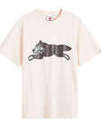 Ice-Cream T-Shirt Running Dog Pink