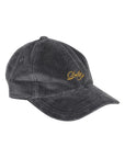 Drole De Monsieur Cap Courdroy Logo Grey-AL Capone Premium