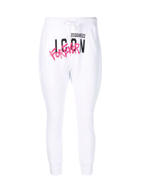 Dsquared Track Pants Forever Icon White AL Capone Premium