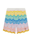 Casablanca Shorts Gradient Wave Multi Colour-AL Capone Premium