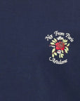 Drole De Monsieur T-Shirt Floral Paris Navy
