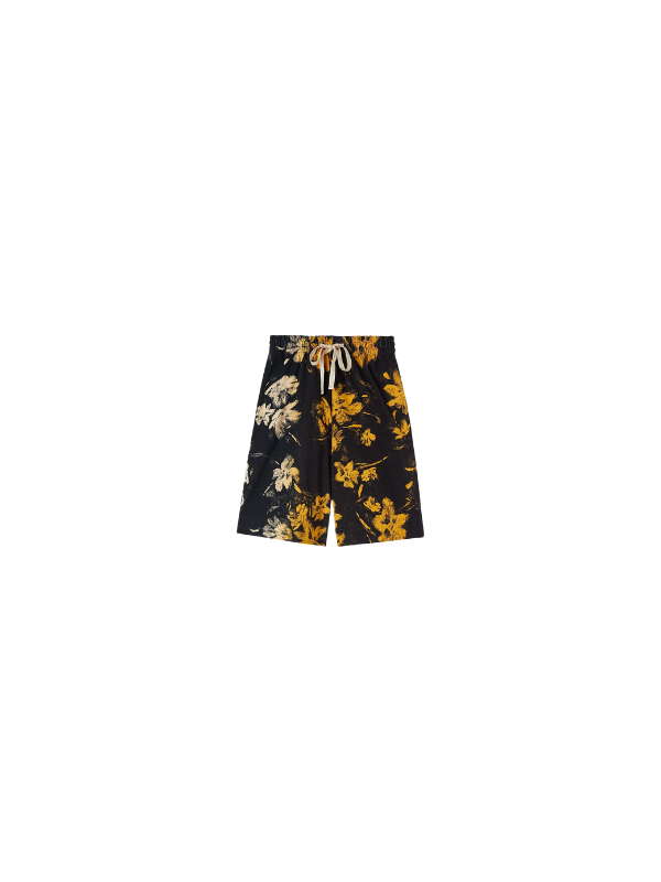 Jil Sander Shorts Floral Gold-Black-AL Capone Premium