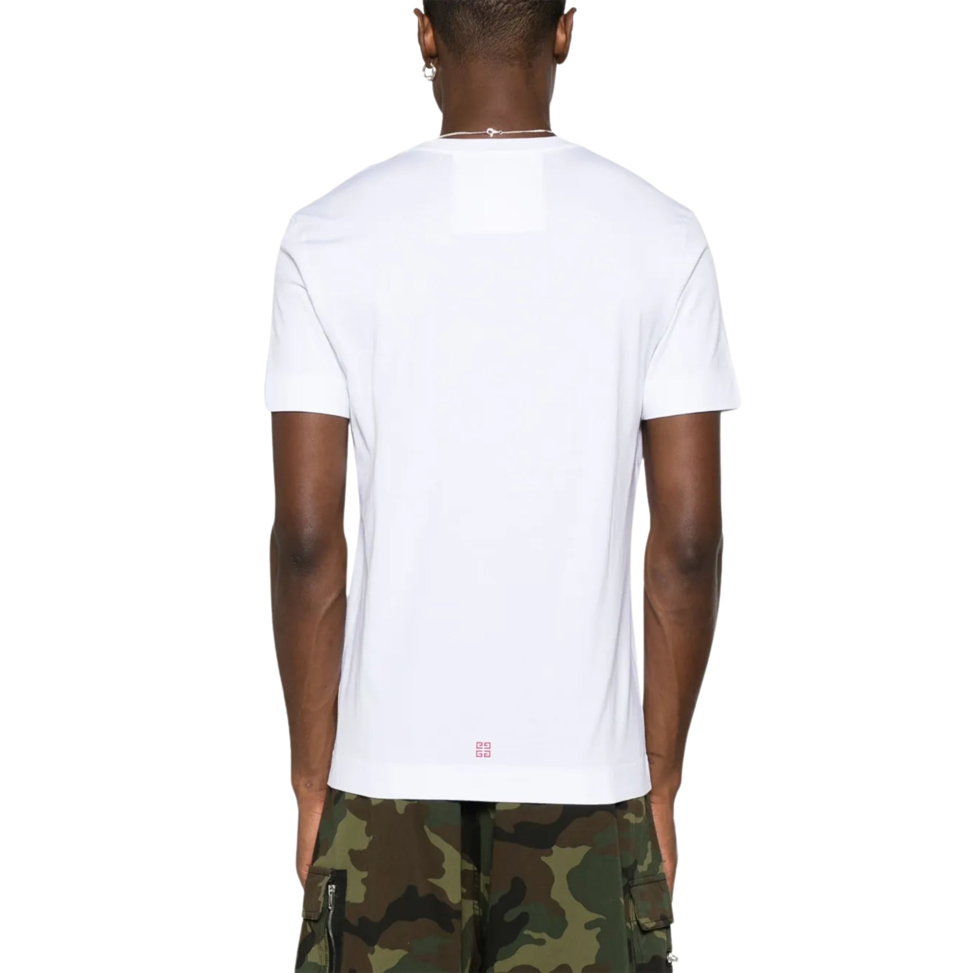 Givenchy T-Shirt Block Logo White-Red-AL Capone Premium