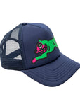 Ice-Cream Cap Trucker Running Dog Navy