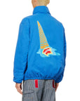 Ice-Cream Jacket Dropped Cone Puffer Blue