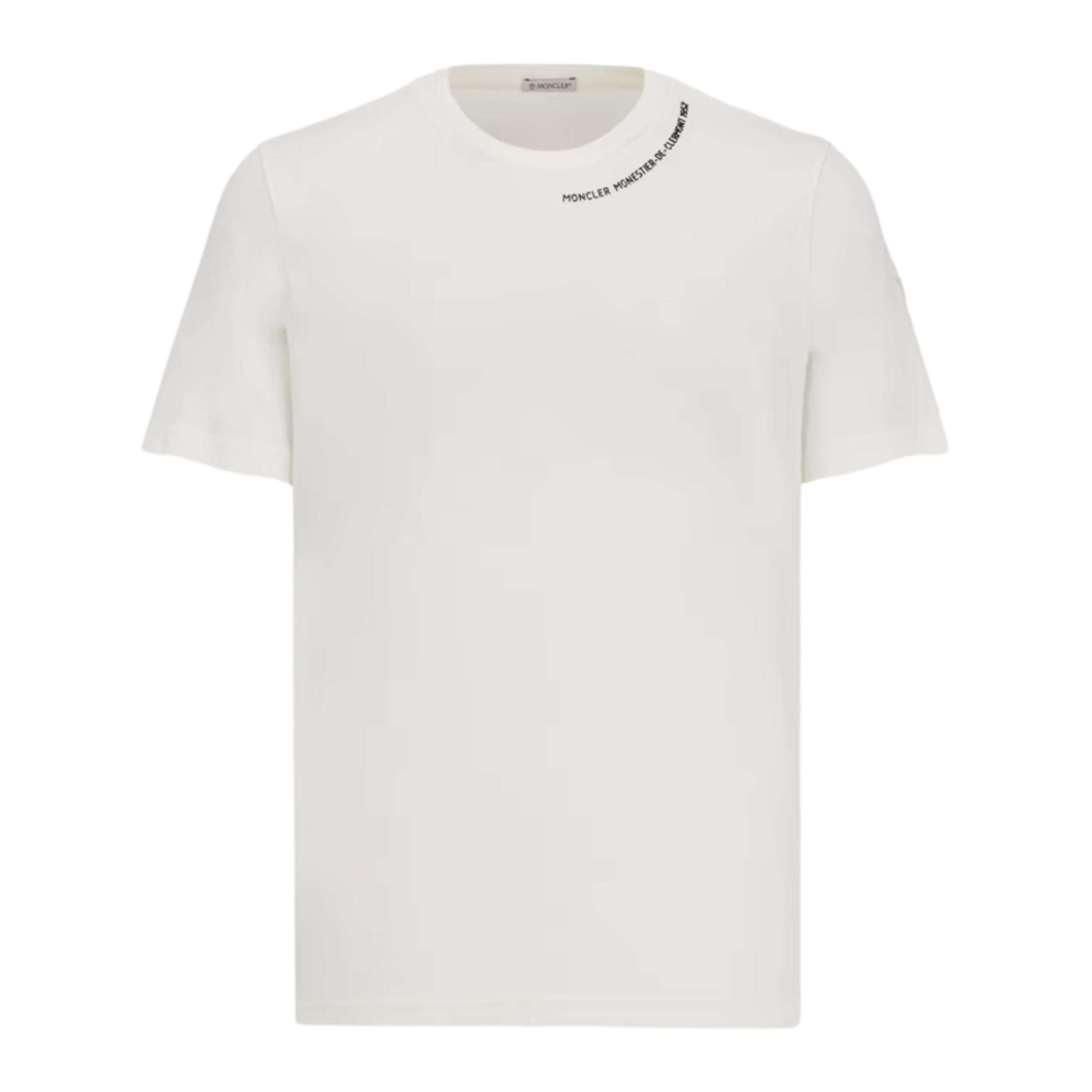 MONCLER ホワイト Tシャツ Sサイズ Moncler T-Shirt Half Neck Logo White – AL Capone Premium