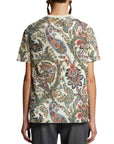 Etro T-Shirt Allover Paisley Print Multi Colour