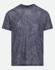 Etro Crew Roma Allover Print Grey
