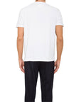 Etro T-Shirt Paisley Print Embroidered Logo White-Red-AL Capone Premium