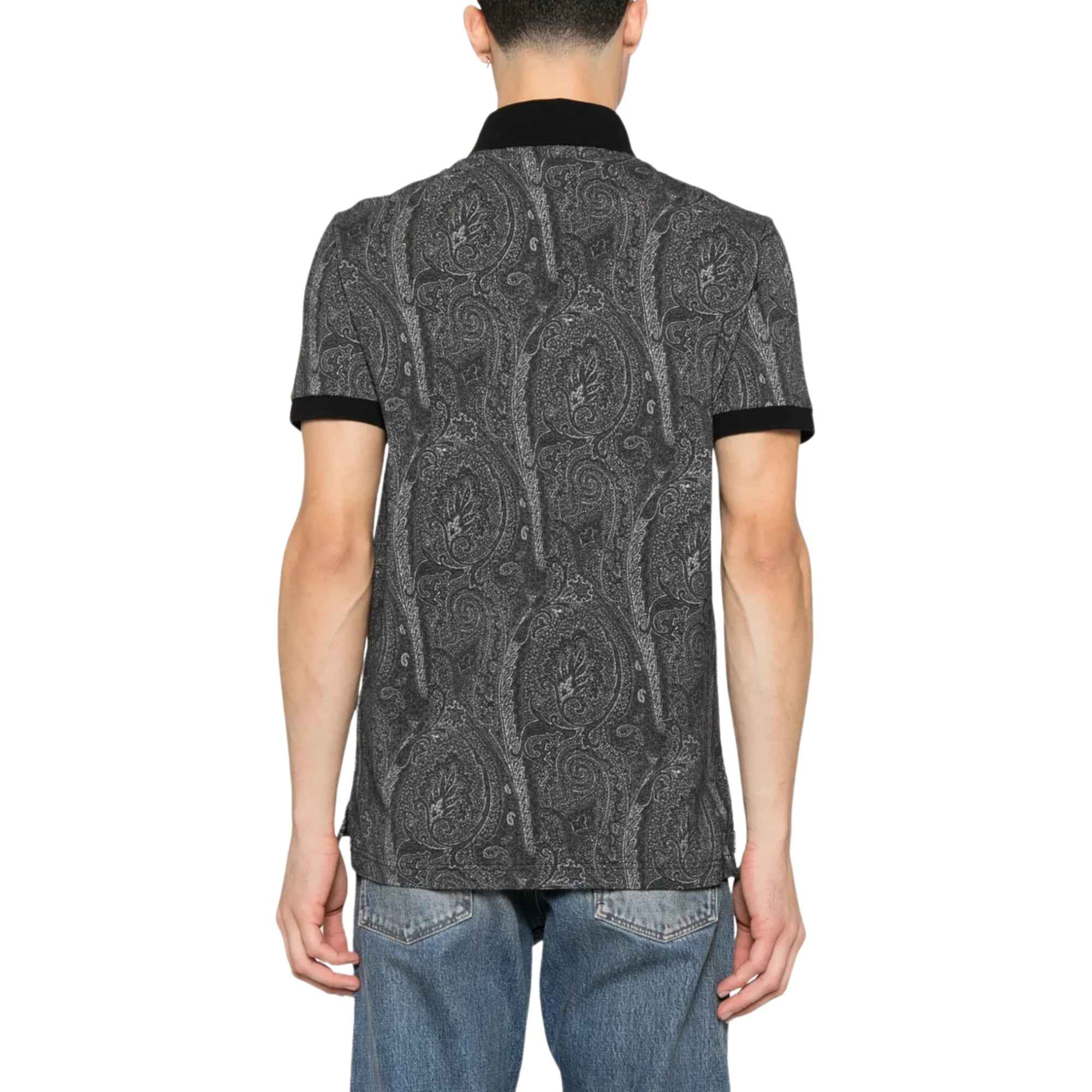 Etro Golfer Roma Allover Print Black-AL Capone Premium