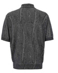 Etro Golfer Knitted Allover Paisley Grey-AL Capone Premium