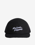 Maison Kitsune Cap Handwriting 5P Black