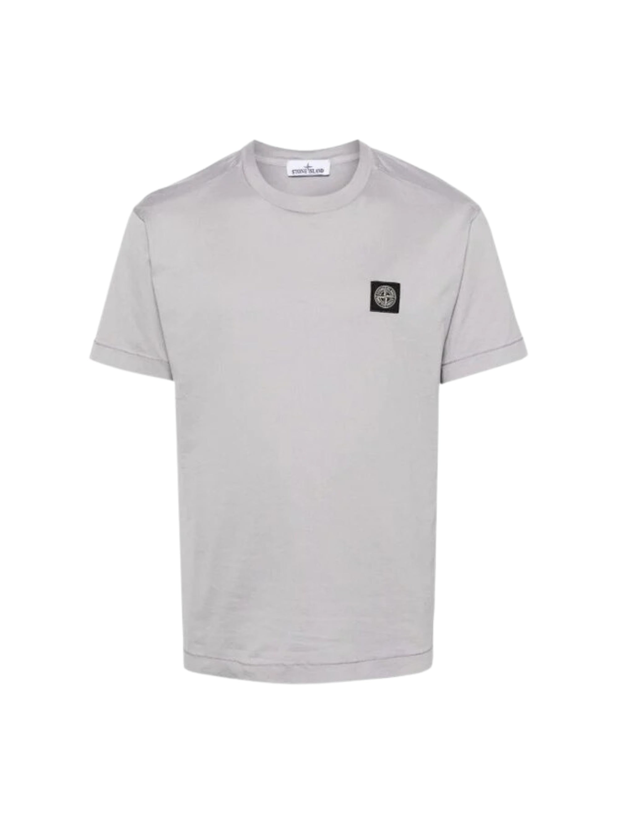 Stone Island T-Shirt Logo Grey-AL Capone Premium