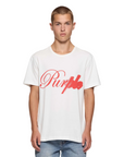 Purple T-Shirt Logo White