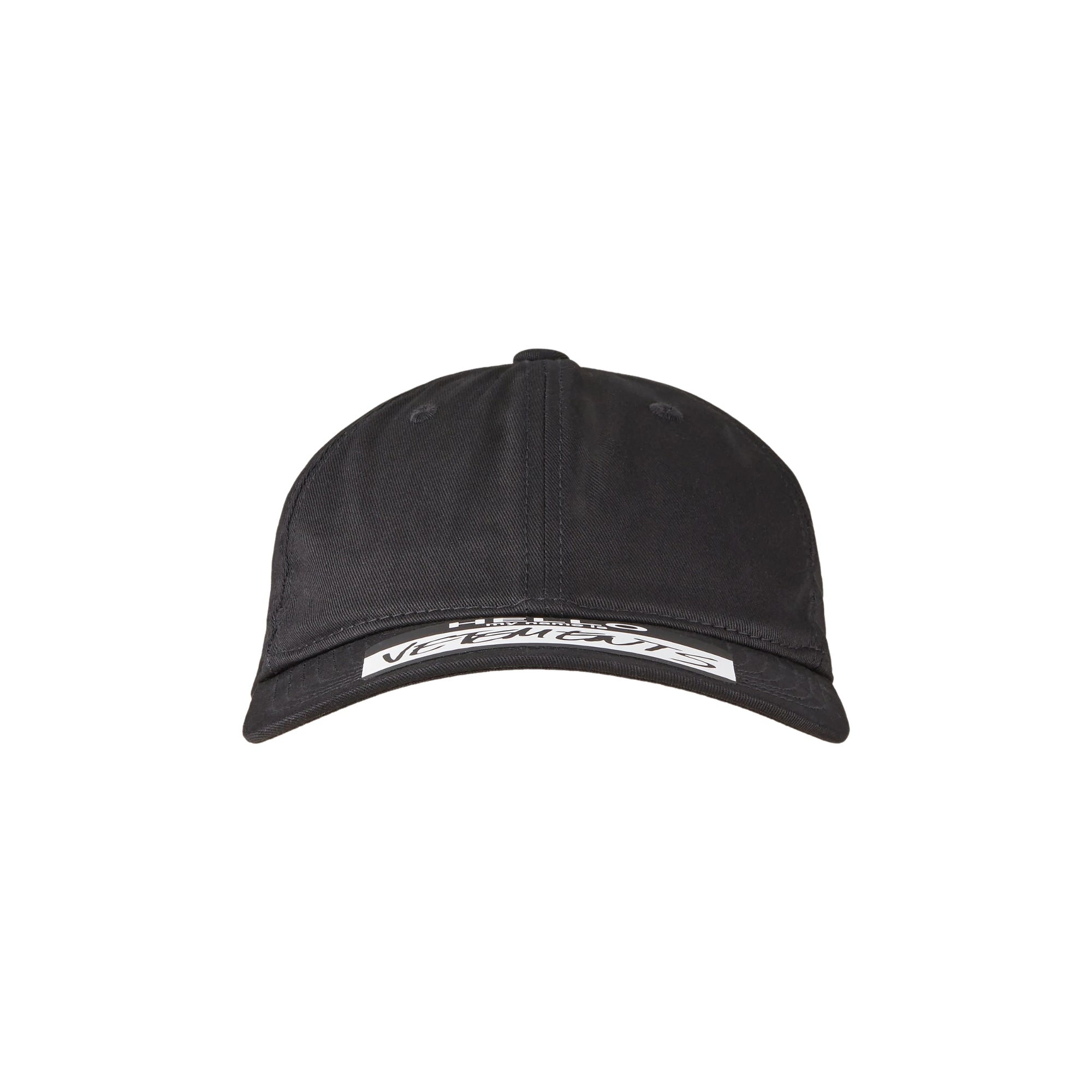 Vetements Cap Hello My Name Is Vetements Black-AL Capone Premium