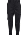 Ami Cargo Pant Logo Black-AL Capone Premium