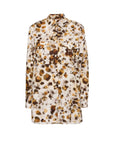 Msgm Shirt Ladies Allover Print Multi-AL Capone Premium