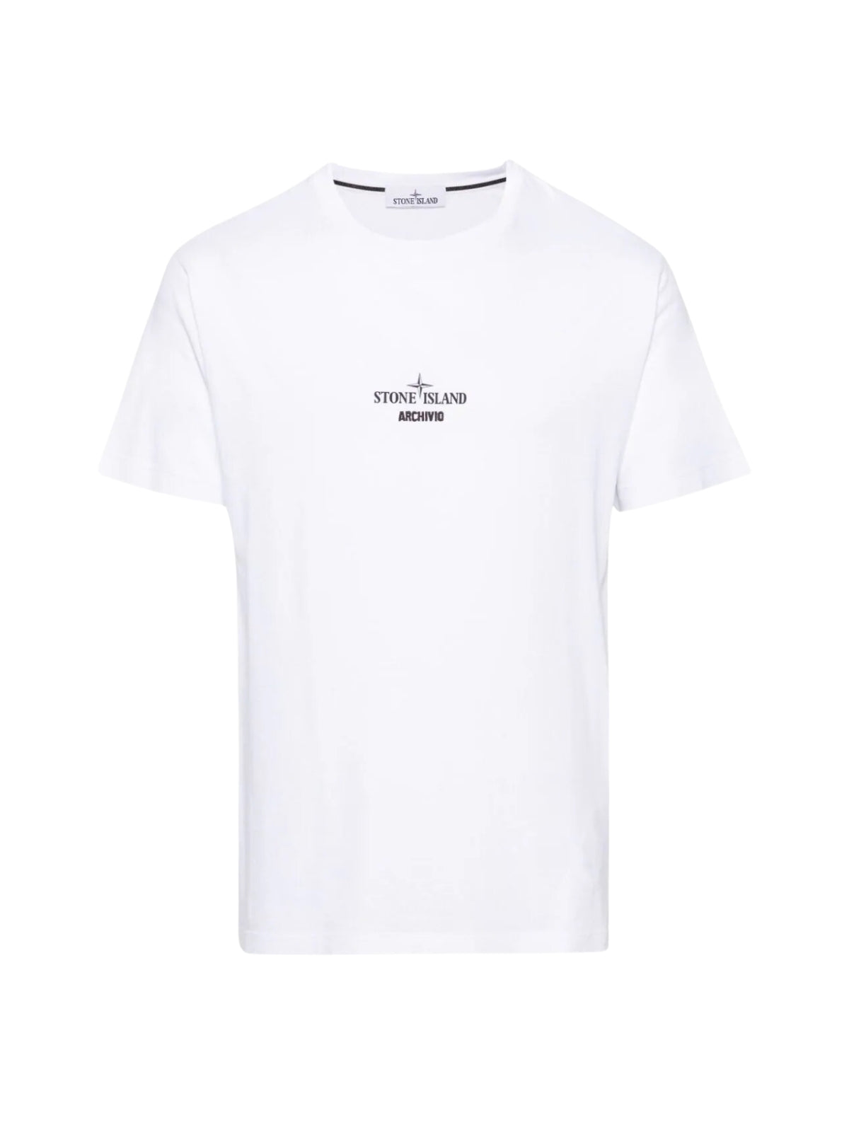 Stone Island T-Shirt Logo White-AL Capone Premium