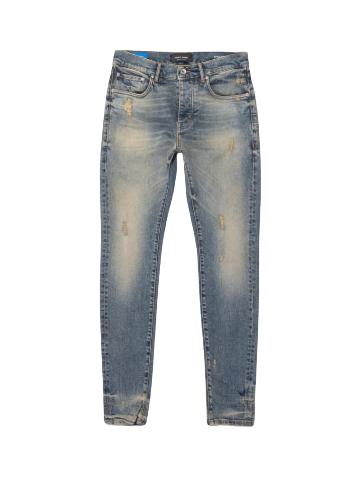 Purple Jeans Muted Blue Dirty Indigo Mid-AL Capone Premium