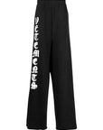 Vetements Track Pants Anarchy Logo Black-AL Capone Premium