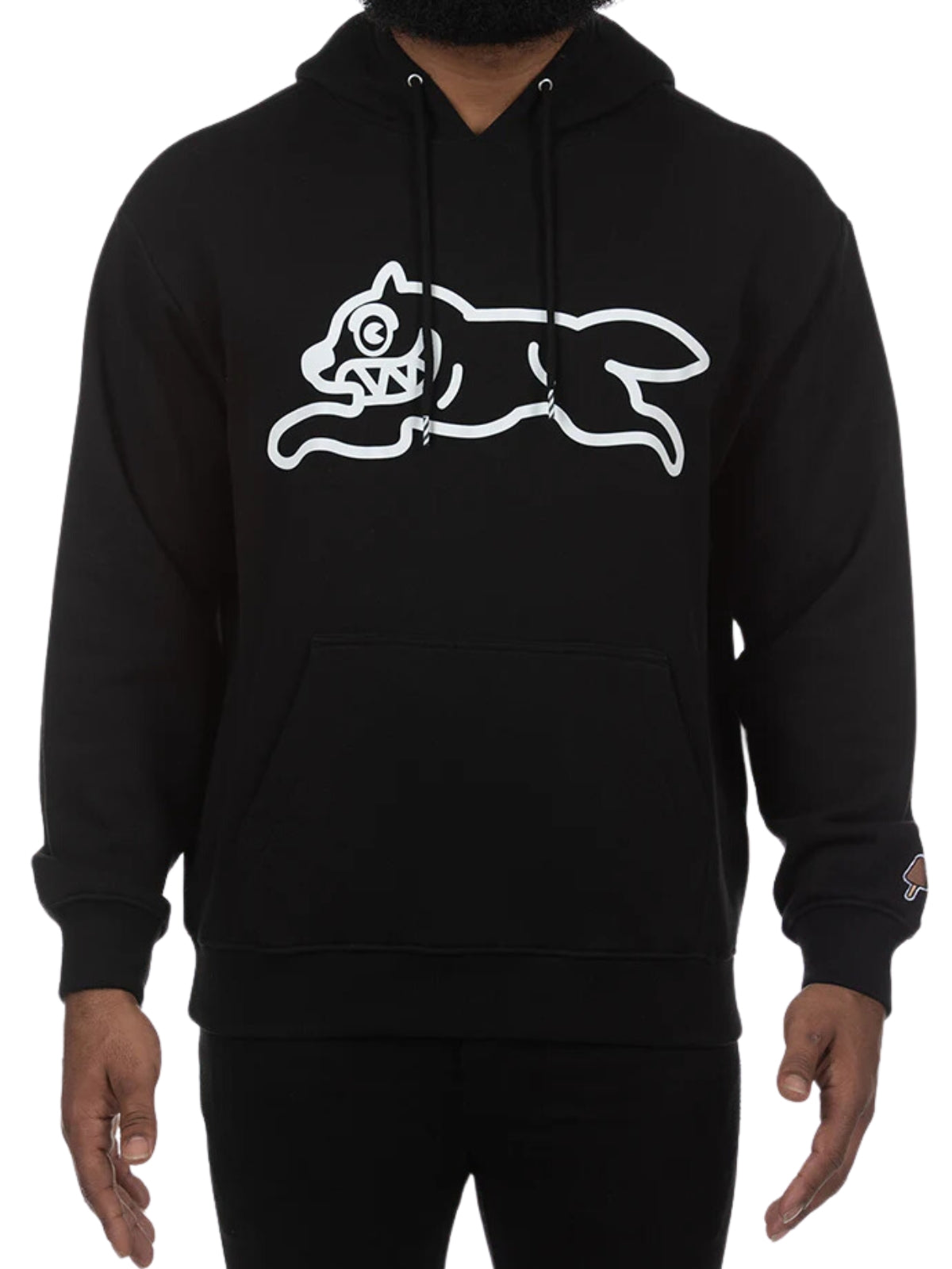 Ice Cream Hoodie Running Dog Black AL Capone Premium