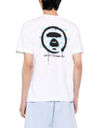 Aape T-Shirt Moonface Logo White-AL Capone Premium