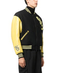 Y-3 Jacket Varsity Letterman Black-Yellow-AL Capone Premium