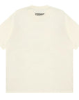 Aape T-Shirt Union Moonface Logo Ivory